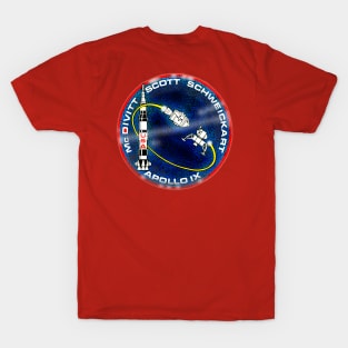 apollo 9 mission "patch" artwork T-Shirt